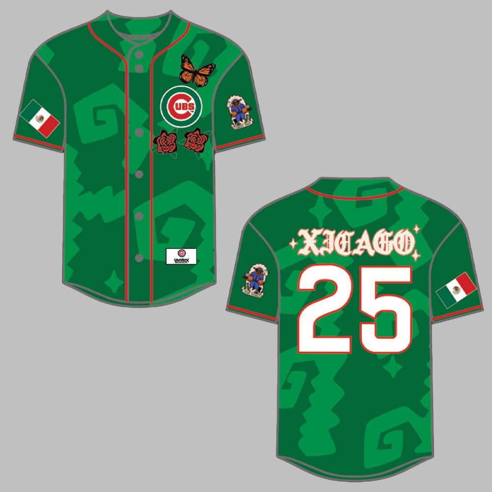 Cubs Mexican Heritage Jersey 2025 Giveaway - Grishko.com T-Shirts, Hoodie, Sweatshirt | WearSparks.com (Image 1)