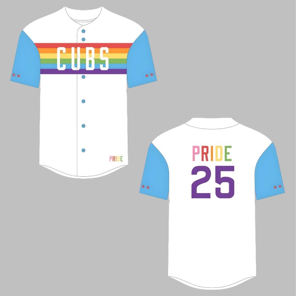 Cubs Pride Celebration Jersey Giveaway 2025 - Grishko.com T-Shirts, Hoodie, Sweatshirt | WearSparks.com (Image 1)