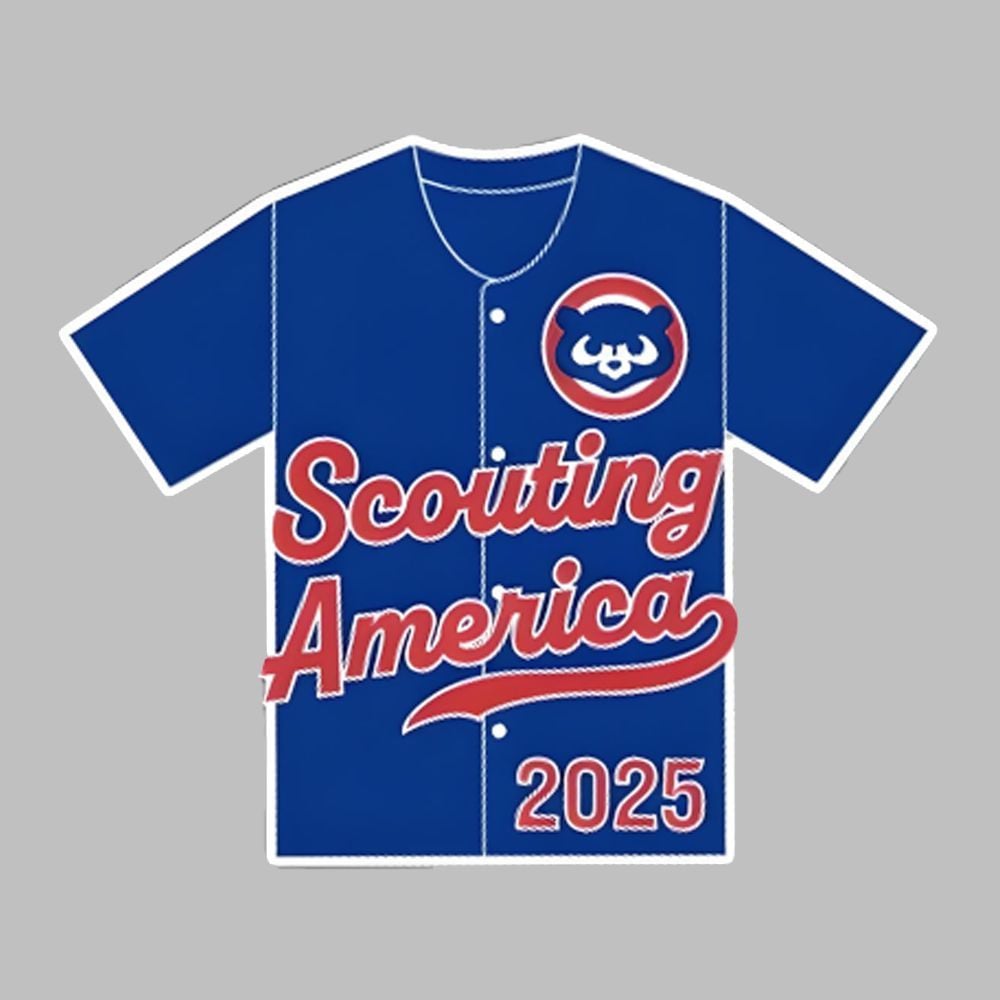 Cubs Scouting America 2025 Jersey Giveaway - Grishko.com T-Shirts, Hoodie, Sweatshirt | WearSparks.com