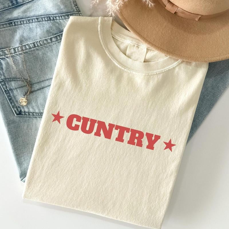 Cuntry Western Rodeo Unisex Shirt, Funny Country Shirt, Country Top Gift, Cowgirl Shirt, Country Concert Music Festival...