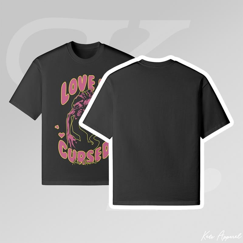 Cursed Love Oversized Tee JuJutsu Kaisen Rika Yuta Hoodie, Sweatshirt | WearSparks.com