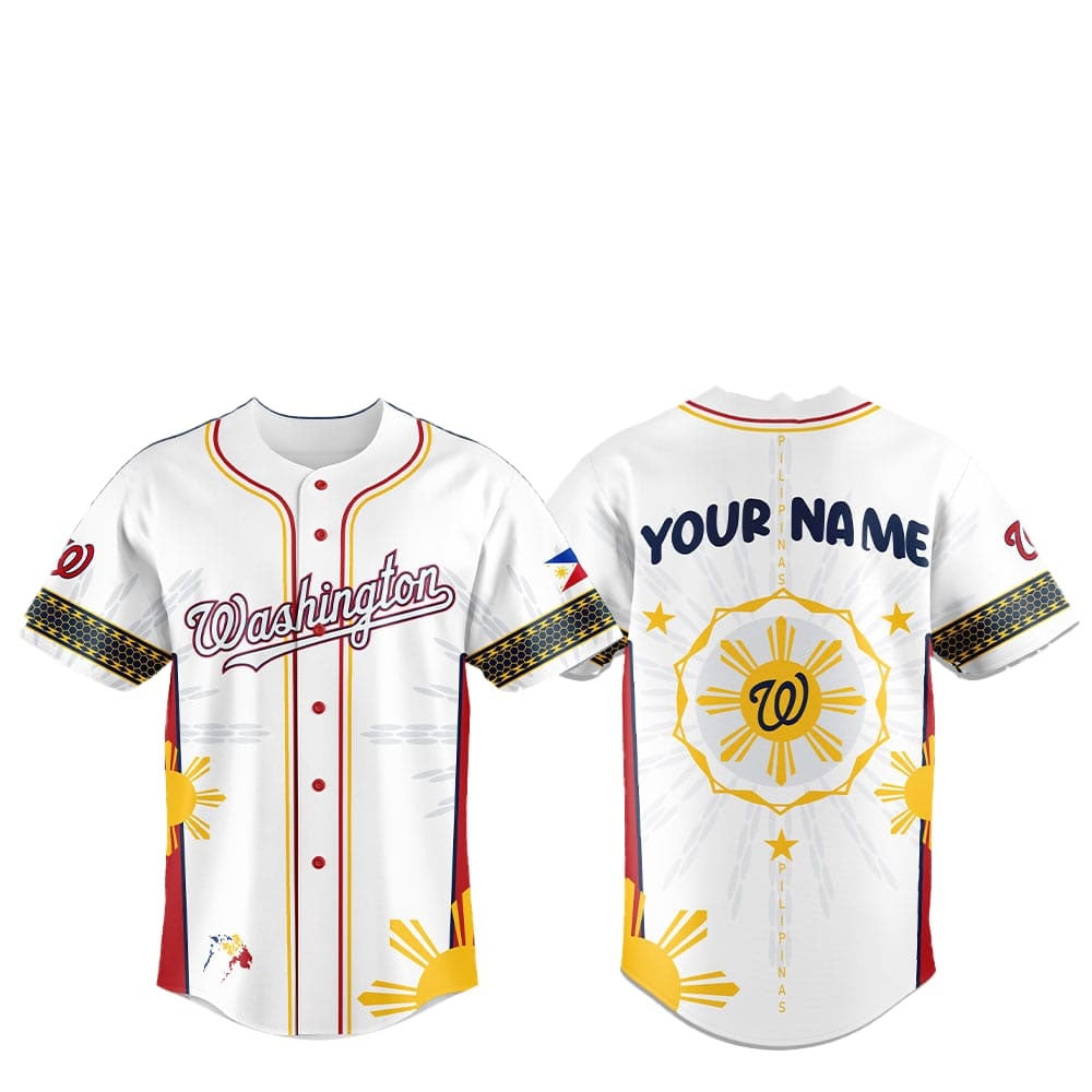 Custom 2025 Washington Nationals Filipino Heritage Night Baseball Jersey Combo - Grishko.com T-Shirts, Hoodie,... (Image 1)