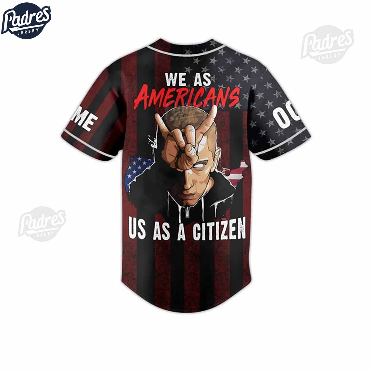 Custom 4th Of July Emime Baseball Jersey - Padres Jersey Oasis: Elevate Your Baseball Style Game T-Shirts,... (Image 2)