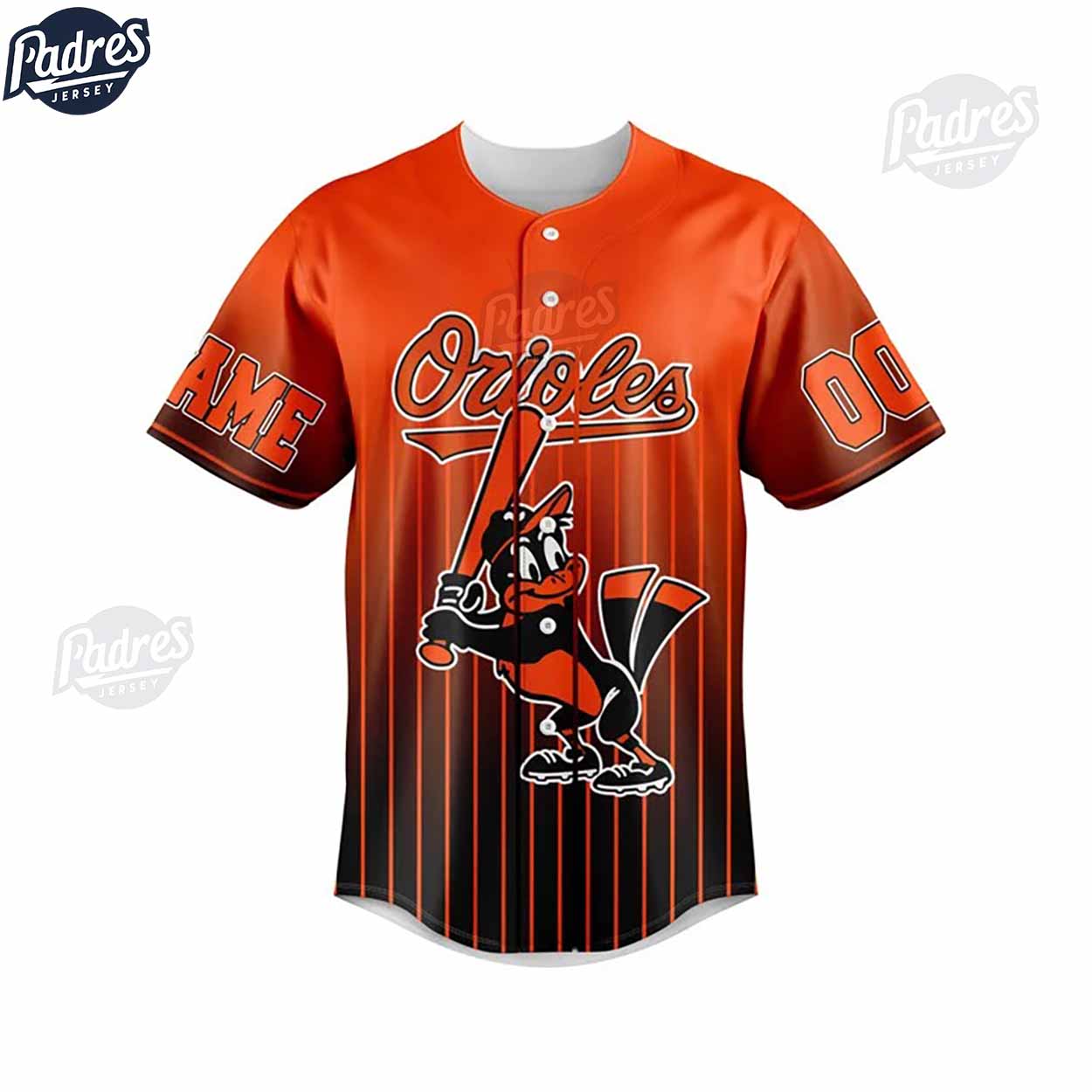 Custom Baltimore Orioles Orange Baseball Jersey - Padres Jersey Oasis: Elevate Your Baseball Style Game... (Image 2)