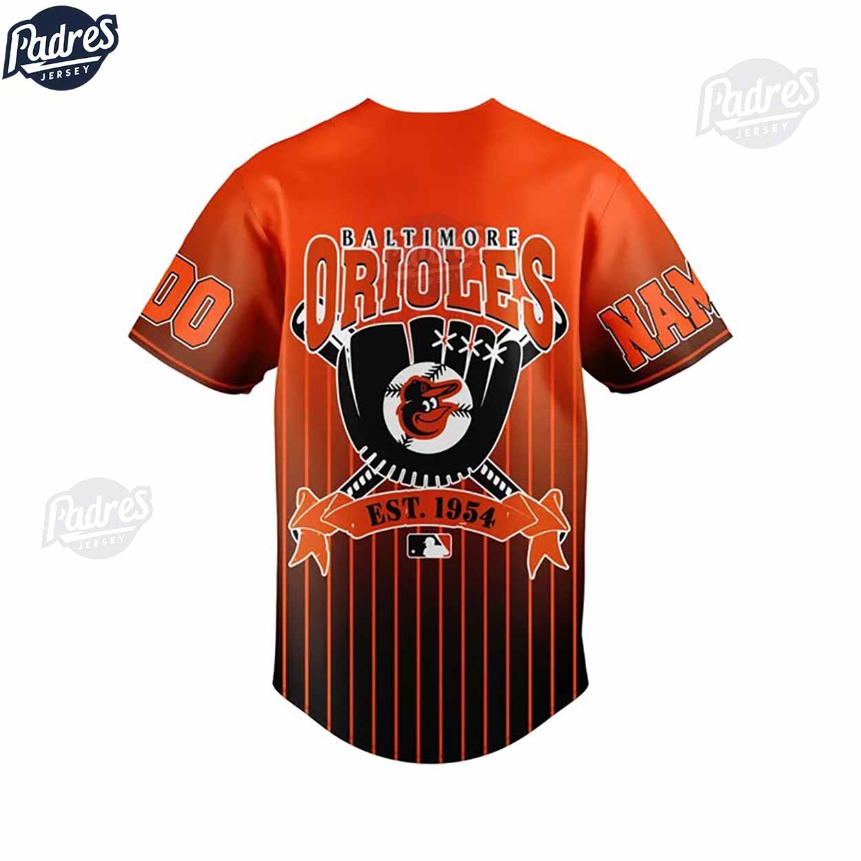 Custom Baltimore Orioles Orange Baseball Jersey - Padres Jersey Oasis: Elevate Your Baseball Style Game... (Image 3)