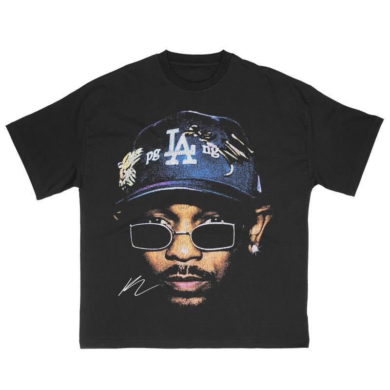 Custom Big Face Shirt 90s Vintage Graphic Tee Hip Hop Merch Men Women Unisex Cotton Menswear Top Hoodie, Sweatshirt