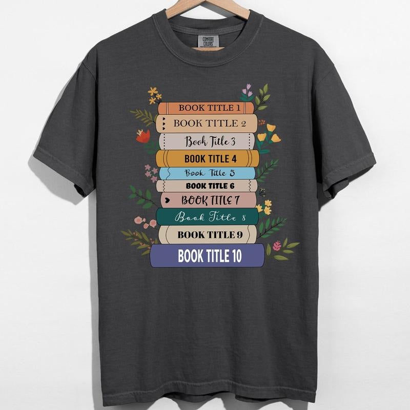 Custom Book Shirt, Bookish Personalized Tee, Bookish Gift Idea, Book Lover Gift Idea, Cute Bookworm T-shirt Hoodie,...