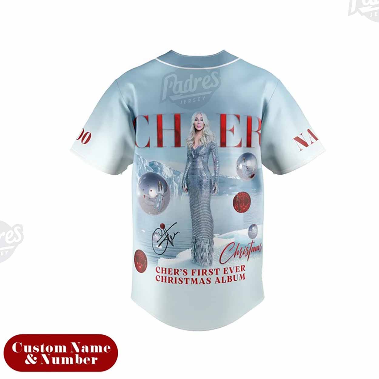 Custom Christmas Cheer Baseball Jersey - Padres Jersey Oasis: Elevate Your Baseball Style Game T-Shirts,... (Image 3)