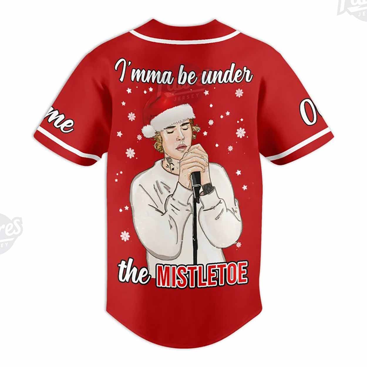 Custom Christmas Justin Bieber Baseball Jersey - Padres Jersey Oasis: Elevate Your Baseball Style Game... (Image 2)