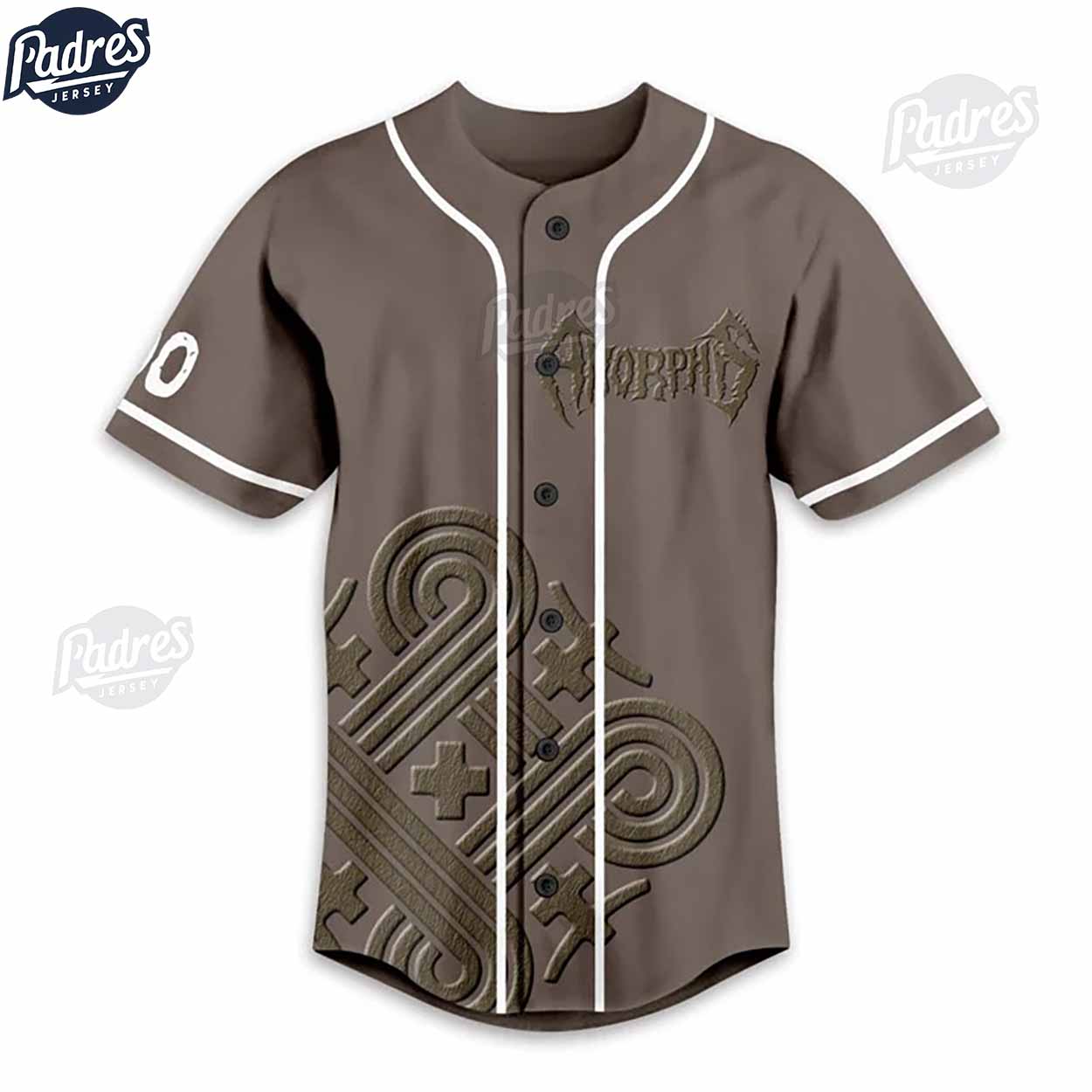 Custom Dark Tranquillity Band Baseball Jersey - Padres Jersey Oasis: Elevate Your Baseball Style Game T-Shirts,... (Image 2)