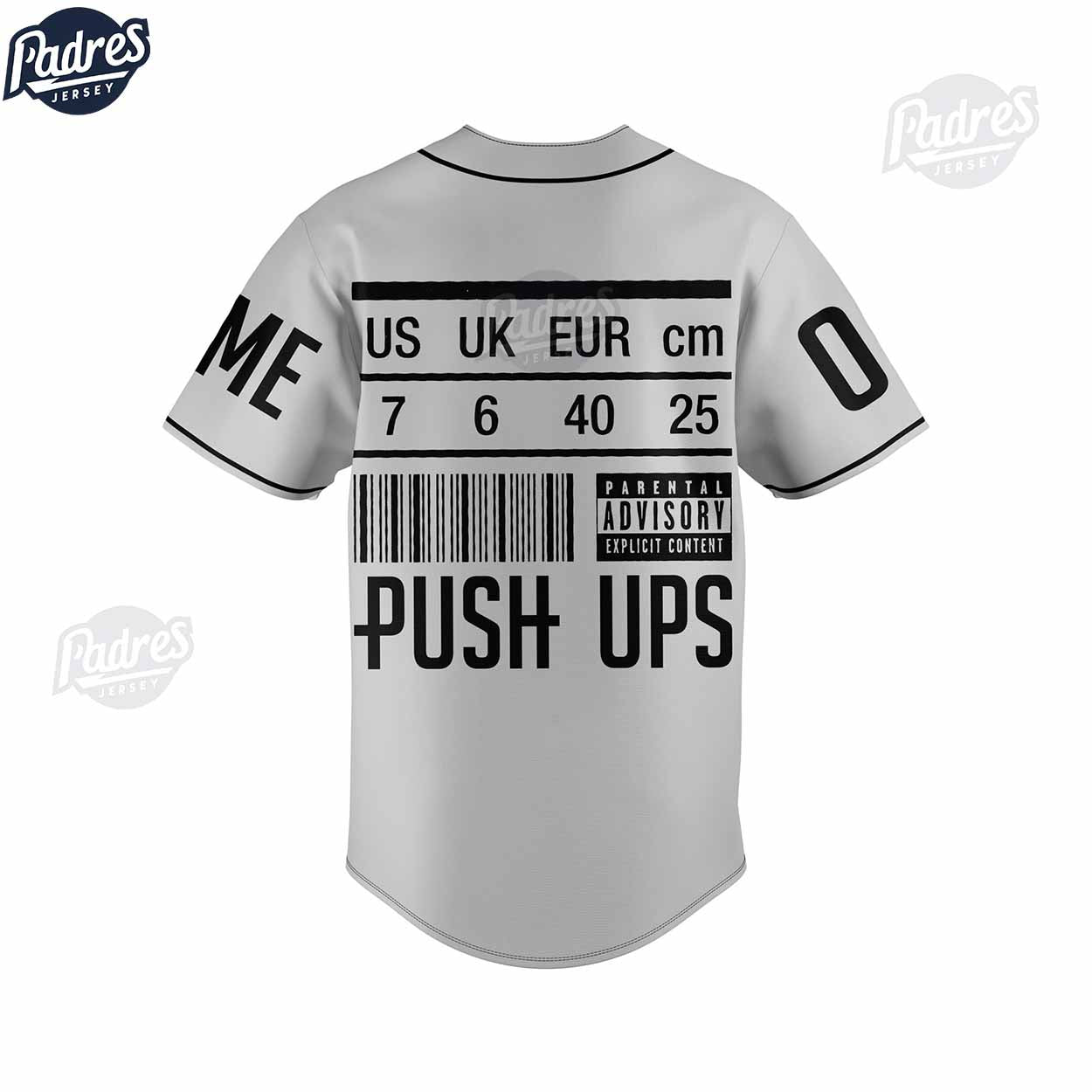 Custom Drake Push Up Baseball Jersey - Padres Jersey Oasis: Elevate Your Baseball Style Game T-Shirts, Hoodie,... (Image 3)