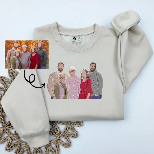 Custom Embroidered Portrait