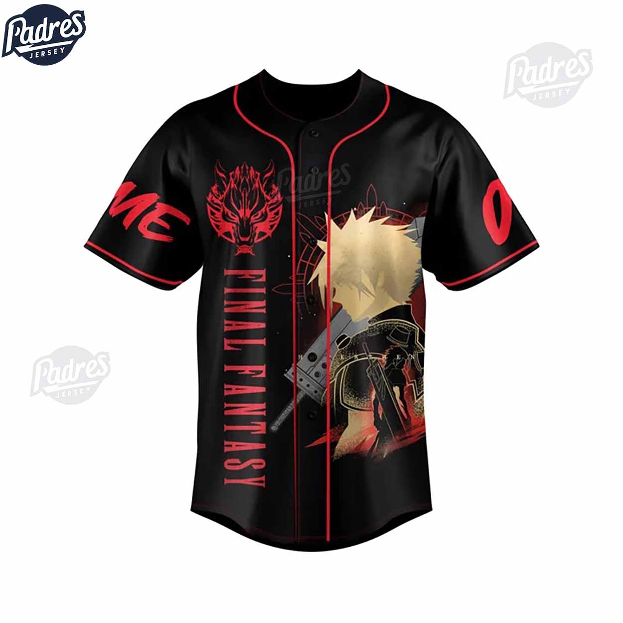 Custom Final Fantasy Will You All Come With Me Baseball Jersey - Padres Jersey Oasis: Elevate Your Baseball... (Image 3)