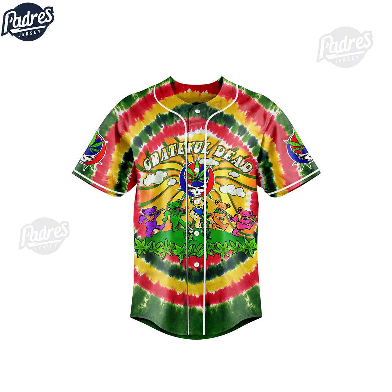 Custom GRFD Marijuana Jersey Style - Padres Jersey Oasis: Elevate Your Baseball Style Game T-Shirts, Hoodie,... (Image 4)
