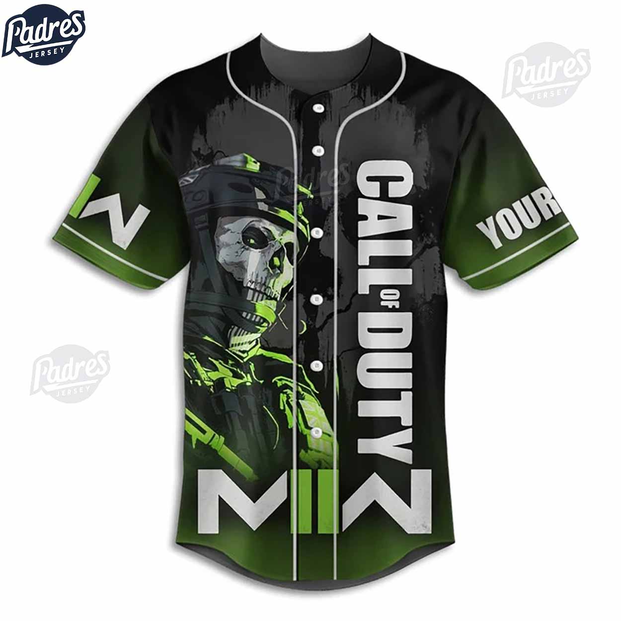Custom Gamer Call Of Duty Baseball Jersey - Padres Jersey Oasis: Elevate Your Baseball Style Game T-Shirts,... (Image 3)
