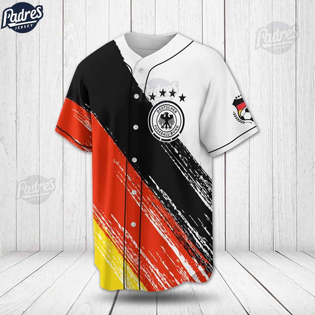 Custom Germany Baseball Jersey Shirt (Image 1)