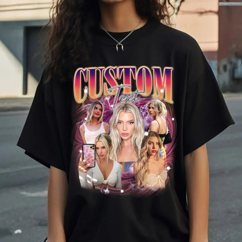 Custom Girlfriend Boyfriend Bootleg Shirt, Sweater, Hoodie, Shirt With Personalized Face, Custom Matching Couple Photo...