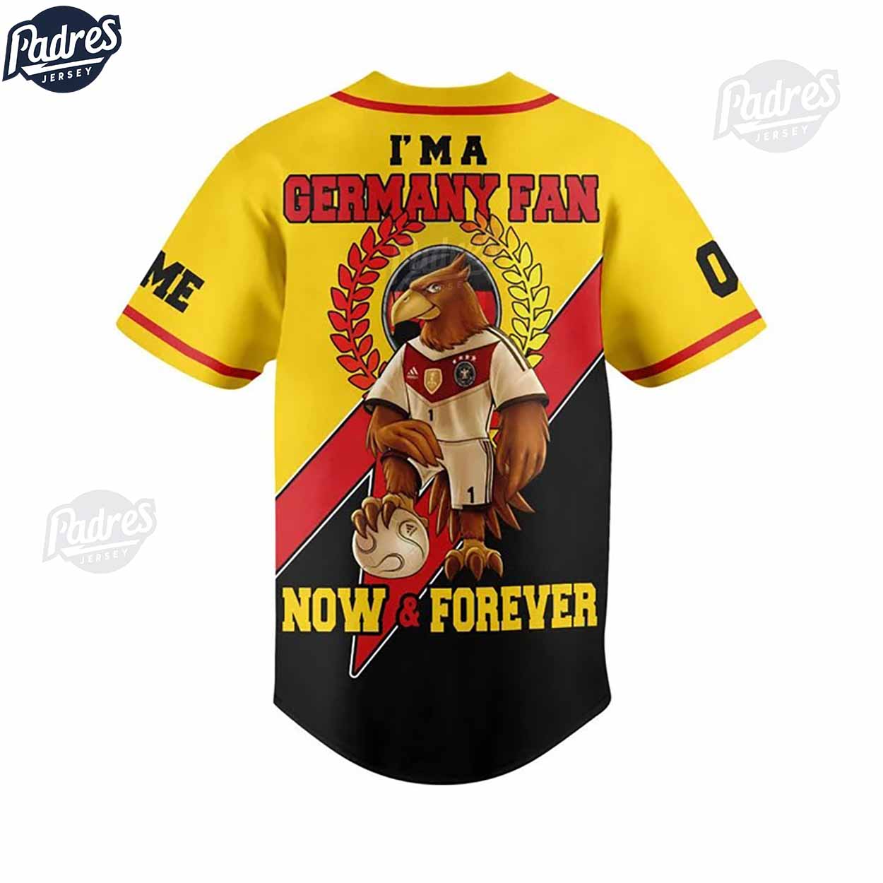 Custom I Am Germany Fan Baseball Jersey Style - Padres Jersey Oasis: Elevate Your Baseball Style Game T-Shirts,... (Image 3)