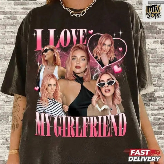 Custom I Love My Girlfriend Boyfriend Photo Valentine T-Shirt Sweater Hoodie, Personalized Picture Gift, Couple Family...