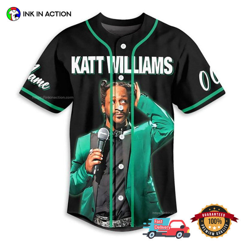 Custom I Think Pimp Therefore I Am Katt Williams Pimp Baseball Jersey