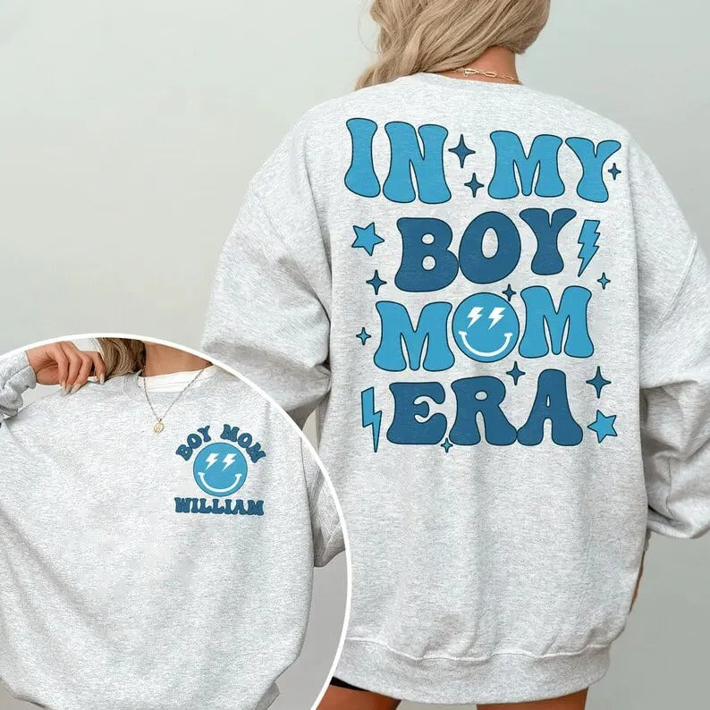 Custom In My Boy Mom Era Sweatshirt, Boy Mama Shirt, Boy Mom Shirt, Boy Mom Club, Mothers Day Gifts Hoodie | WearSparks.com