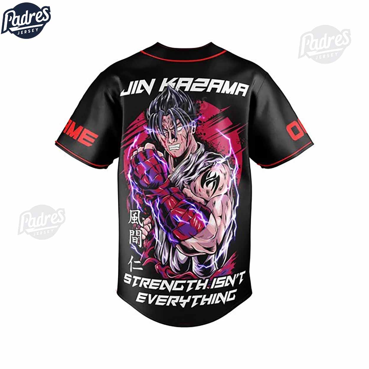 Custom Movie Tekken 8 Jin Kazama Baseball Jersey - Padres Jersey Oasis: Elevate Your Baseball Style Game... (Image 3)