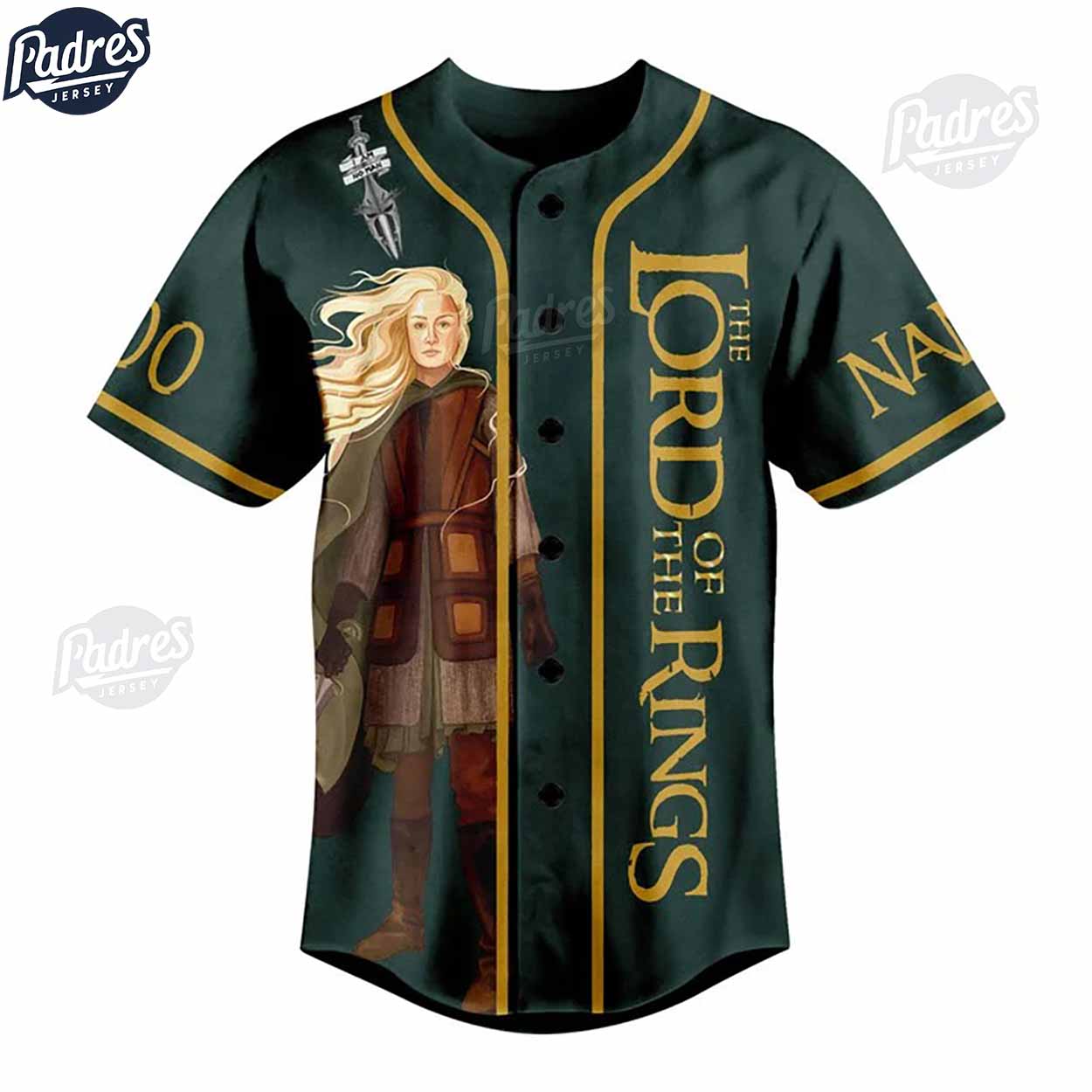 Custom Movie The Lord Of The Rings Baseball Jersey - Padres Jersey Oasis: Elevate Your Baseball Style Game... (Image 2)