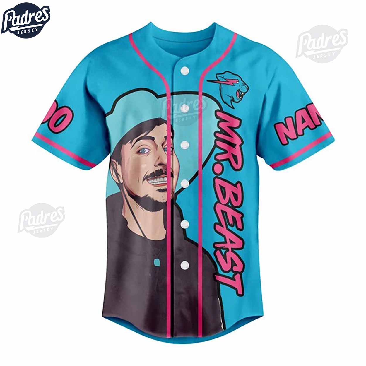 Custom Mr Beast Baseball Jersey Style - Padres Jersey Oasis: Elevate Your Baseball Style Game T-Shirts, Hoodie,... (Image 3)