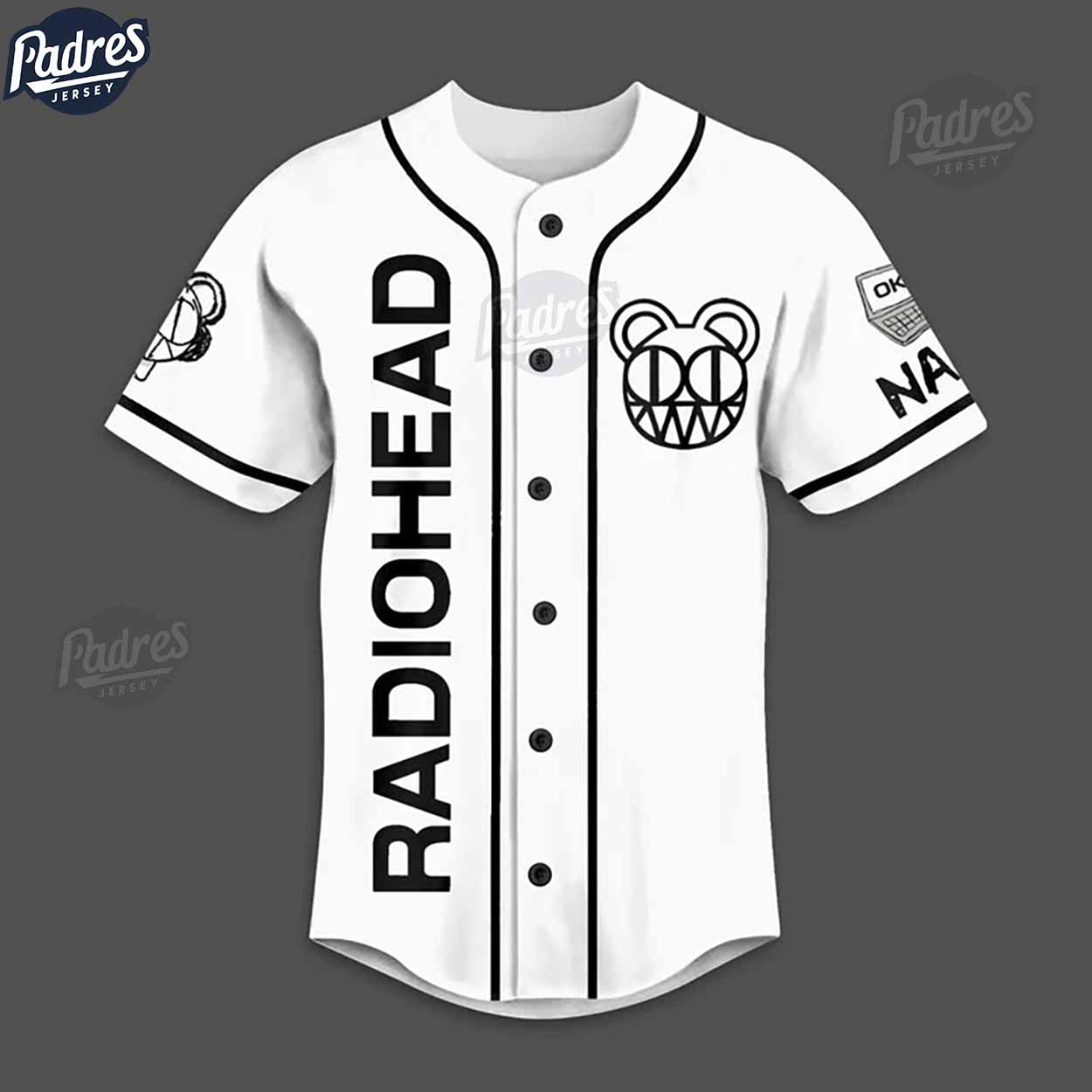 Custom Music Radiohead Planet Telex Baseball Jersey Style - Padres Jersey Oasis: Elevate Your Baseball Style... (Image 2)