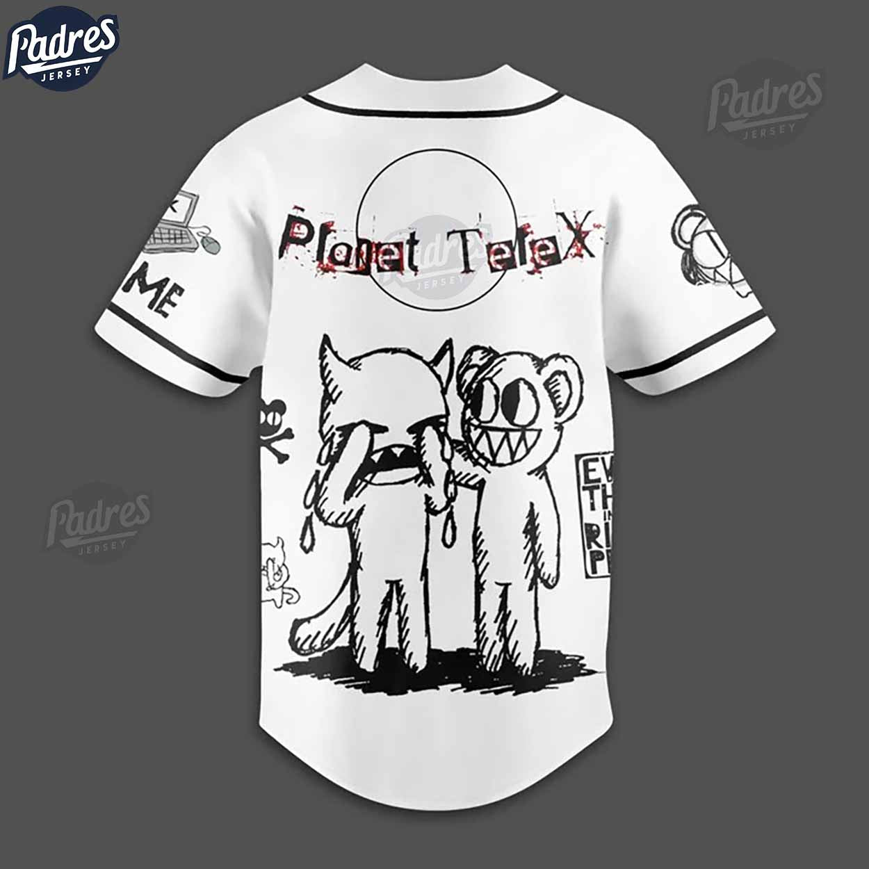 Custom Music Radiohead Planet Telex Baseball Jersey Style - Padres Jersey Oasis: Elevate Your Baseball Style... (Image 3)