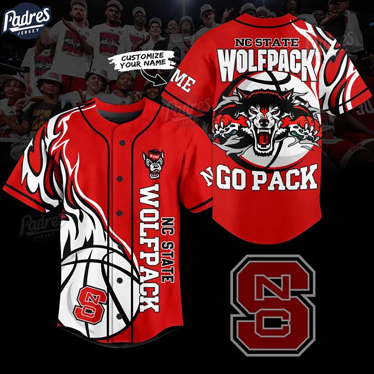 Custom NCAA Basketball NC State WolfPack Baseball Jersey - Padres Jersey Oasis: Elevate Your Baseball Style Game...