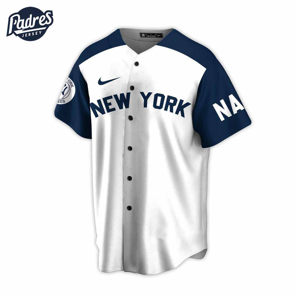 Custom Name New York Yankees 2024 MLB Baseball Jersey - Padres Jersey Oasis: Elevate Your Baseball Style Game... (Image 3)