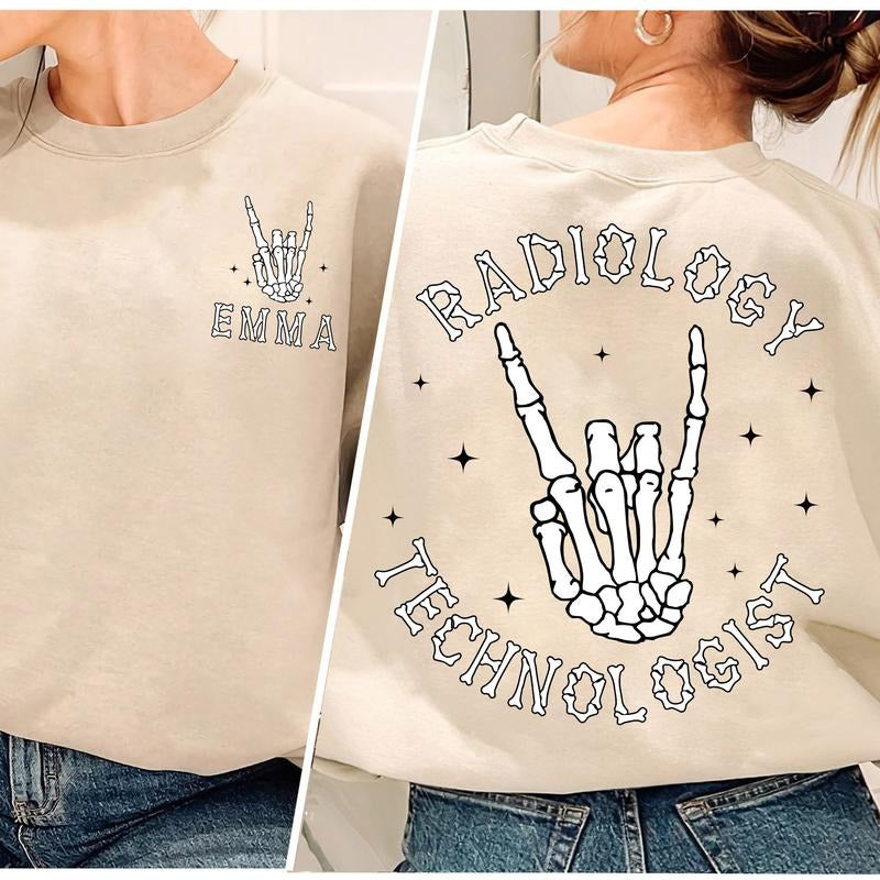 Custom Name Radiology Technologist Shirt Best Price Hoodie, Sweatshirt | WearSparks.com