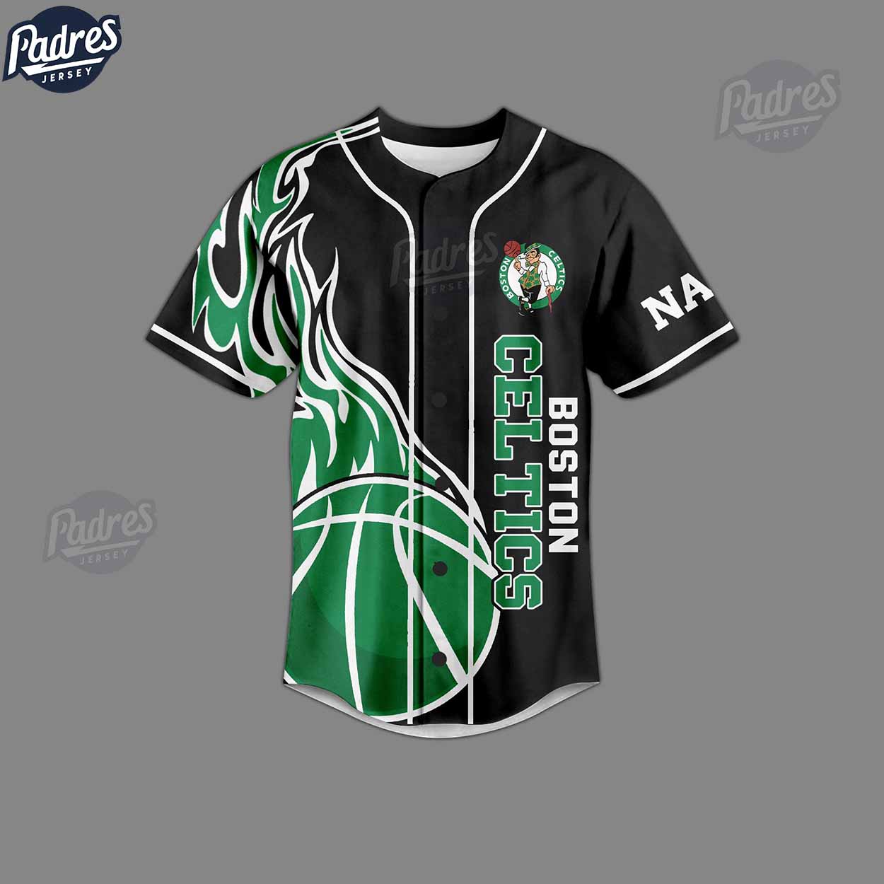 Custom Nba Boston Celtics Champions 2024 Baseball Jersey Gift - Padres Jersey Oasis: Elevate Your Baseball... (Image 2)