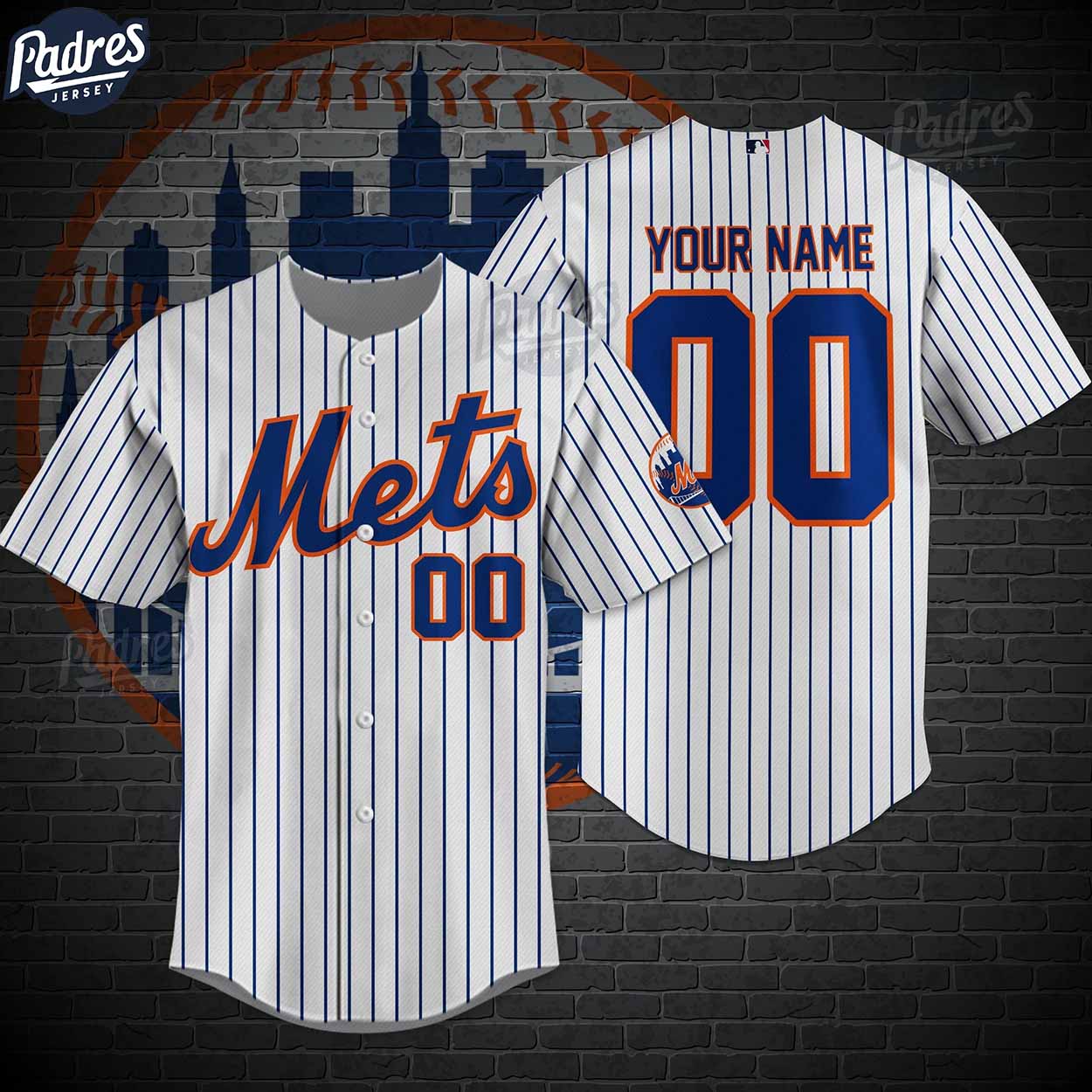 Custom New York Mets Baseball Jersey - Padres Jersey Oasis: Elevate Your Baseball Style Game T-Shirts, Hoodie,... (Image 2)
