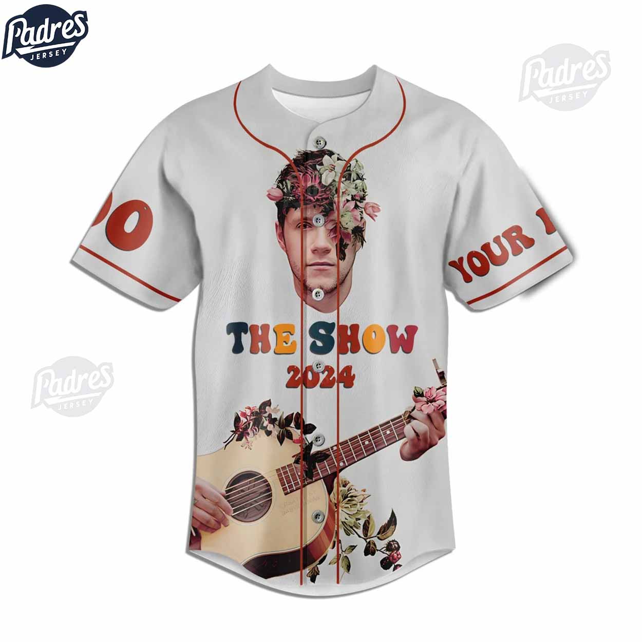Custom Niall Horan 2024 The Show Baseball Jersey - Padres Jersey Oasis: Elevate Your Baseball Style Game... (Image 2)