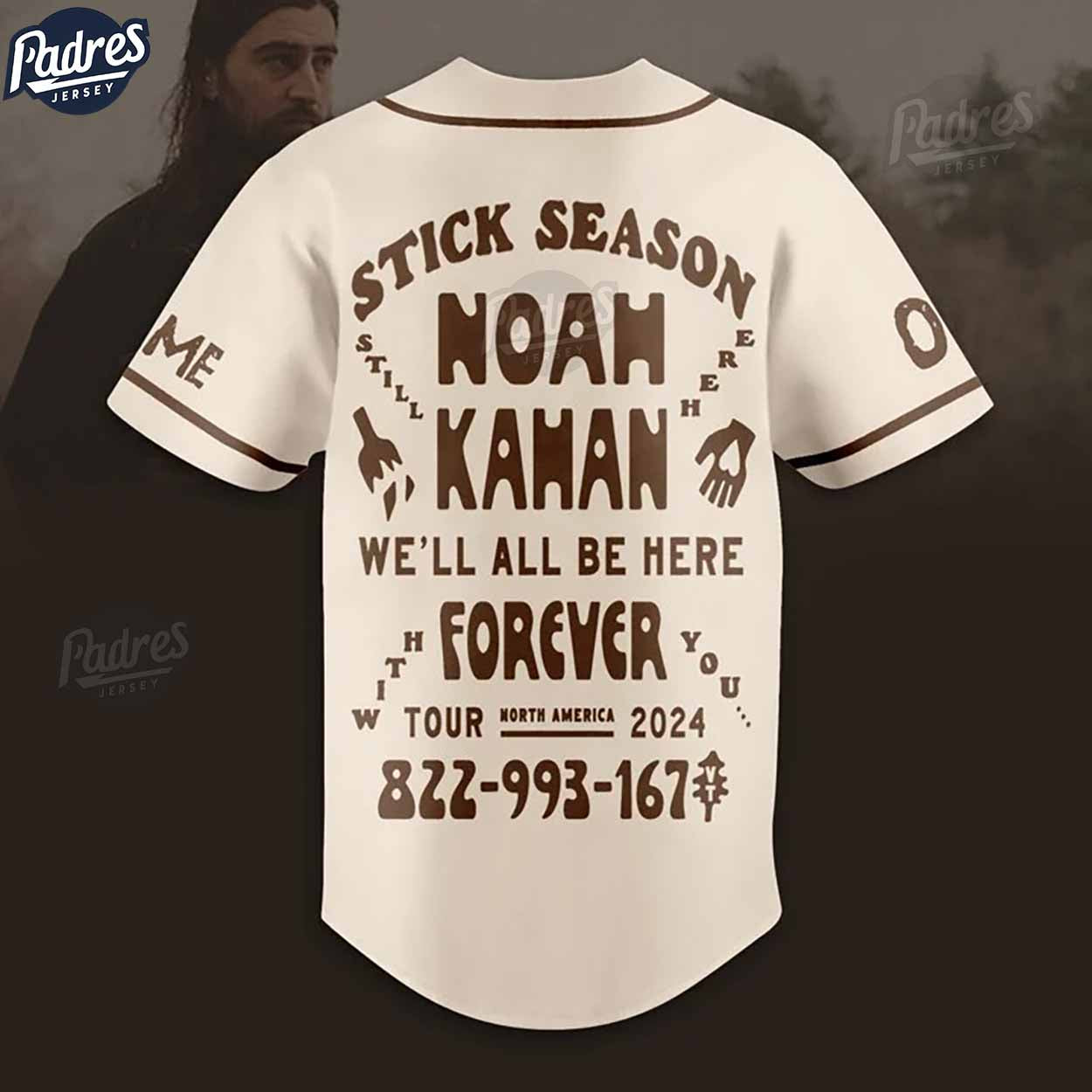 Custom Noah Kahan USA Baseball Jersey - Padres Jersey Oasis: Elevate Your Baseball Style Game T-Shirts, Hoodie,... (Image 3)