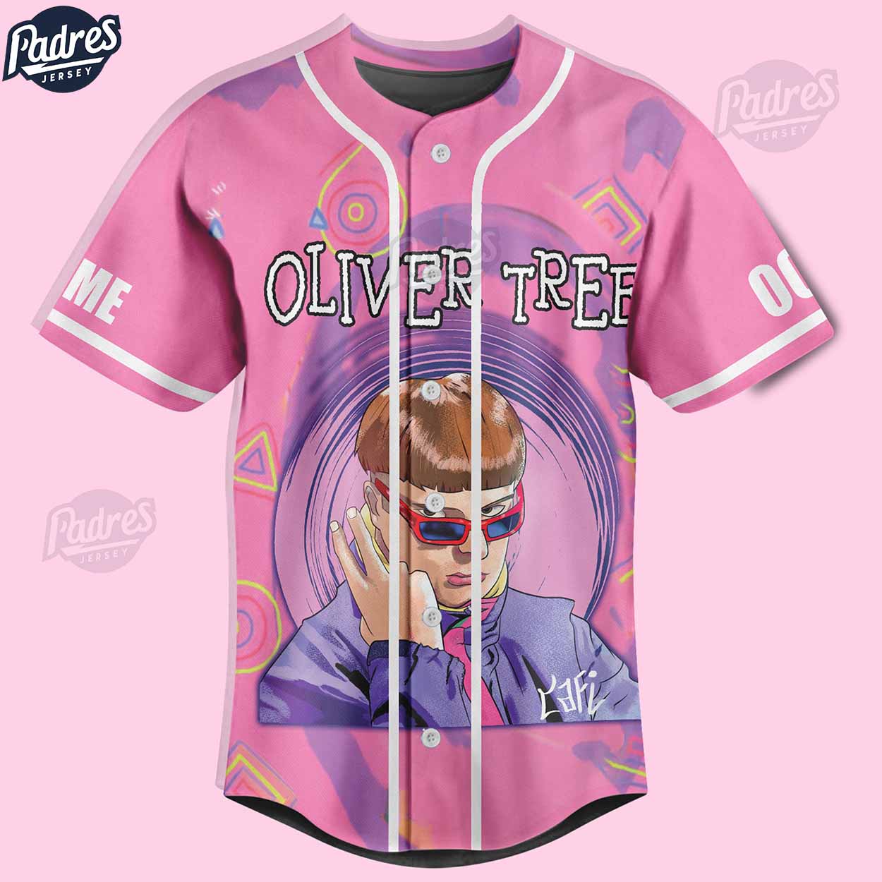 Custom Oliver Tree Baseball Jersey Style - Padres Jersey Oasis: Elevate Your Baseball Style Game T-Shirts,... (Image 2)