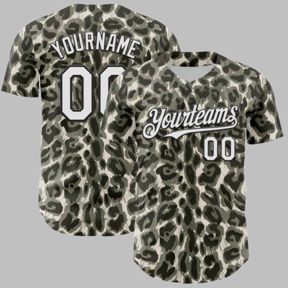 Custom Pattern Rave Party Animal Tiger And Leopard Print Baseball Jersey - Grishko.com T-Shirts, Hoodie, Sweatshirt (Image 1)