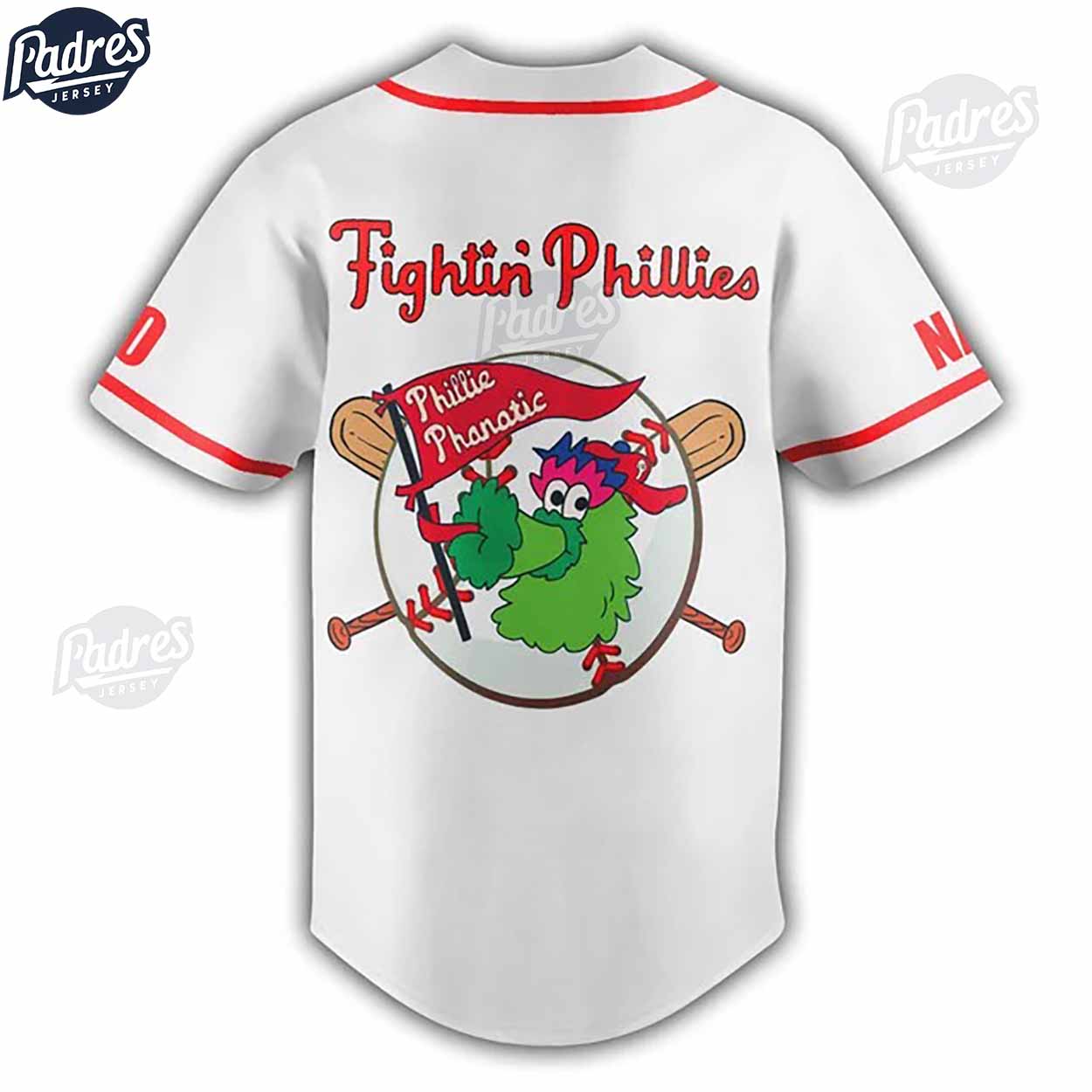 Custom Philadelphia Phillies Phillie Phanatic Baseball Jersey Online - Padres Jersey Oasis: Elevate Your... (Image 3)