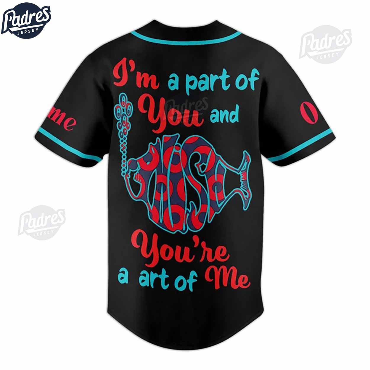 Custom Phish Baseball Jersey Gifts - Padres Jersey Oasis: Elevate Your Baseball Style Game T-Shirts, Hoodie,... (Image 3)