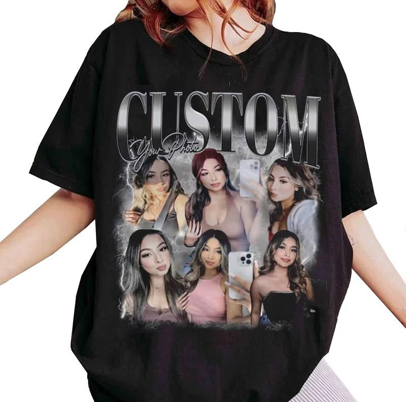 Custom Photo Shirt Top Womenswear Hoodie, Sweatshirt | WearSparks.com