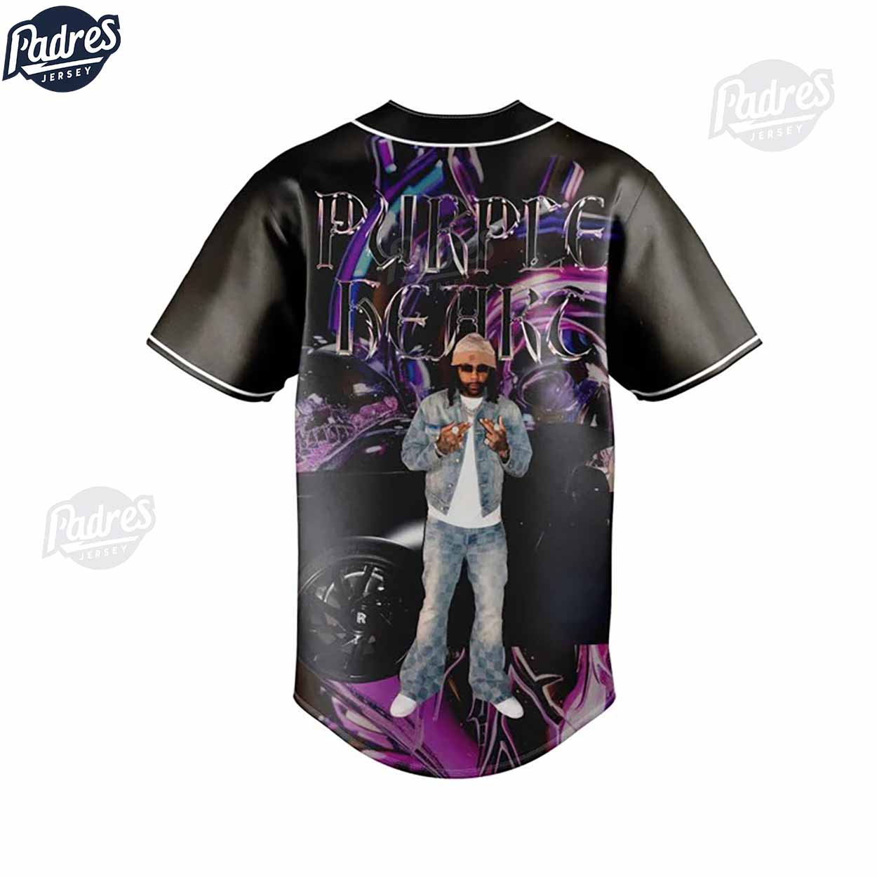 Custom Rapper Money Man Baseball Jersey - Padres Jersey Oasis: Elevate Your Baseball Style Game T-Shirts,... (Image 3)