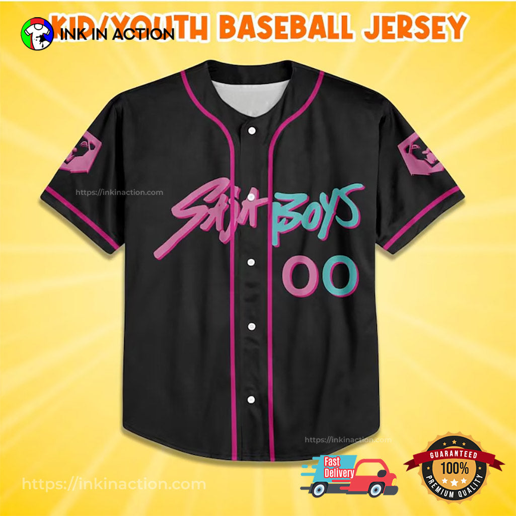 Custom Saja Boy Fans Black Baseball Jersey
