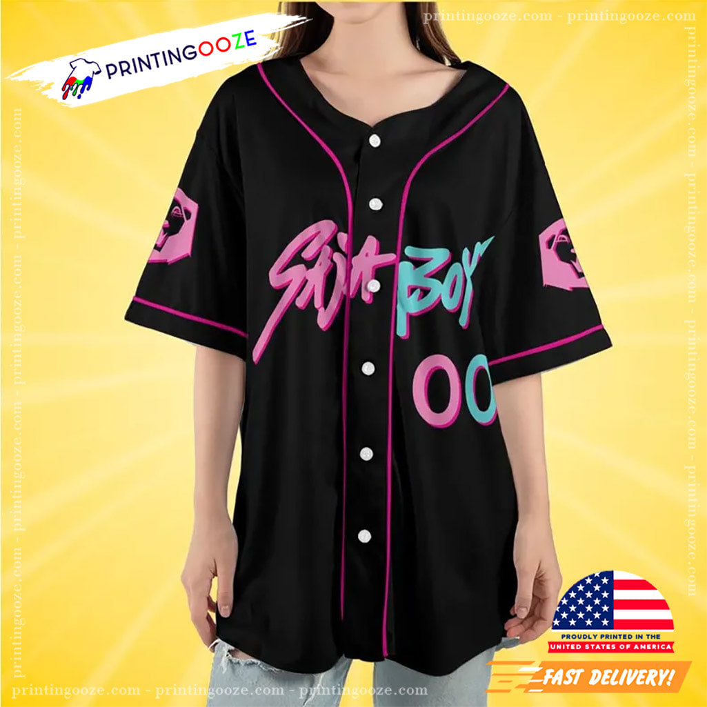 Custom Saja Boy Kpop Idol Baseball Jersey