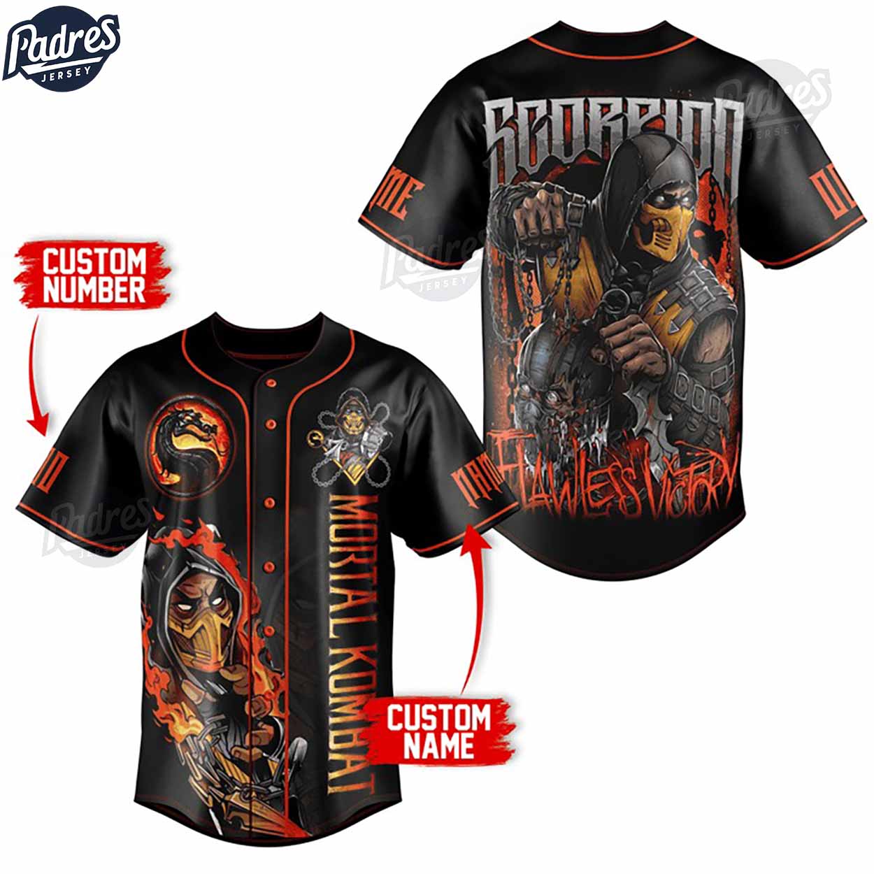 Custom Scorpion Baseball Jersey - Padres Jersey Oasis: Elevate Your Baseball Style Game T-Shirts, Hoodie,... (Image 1)