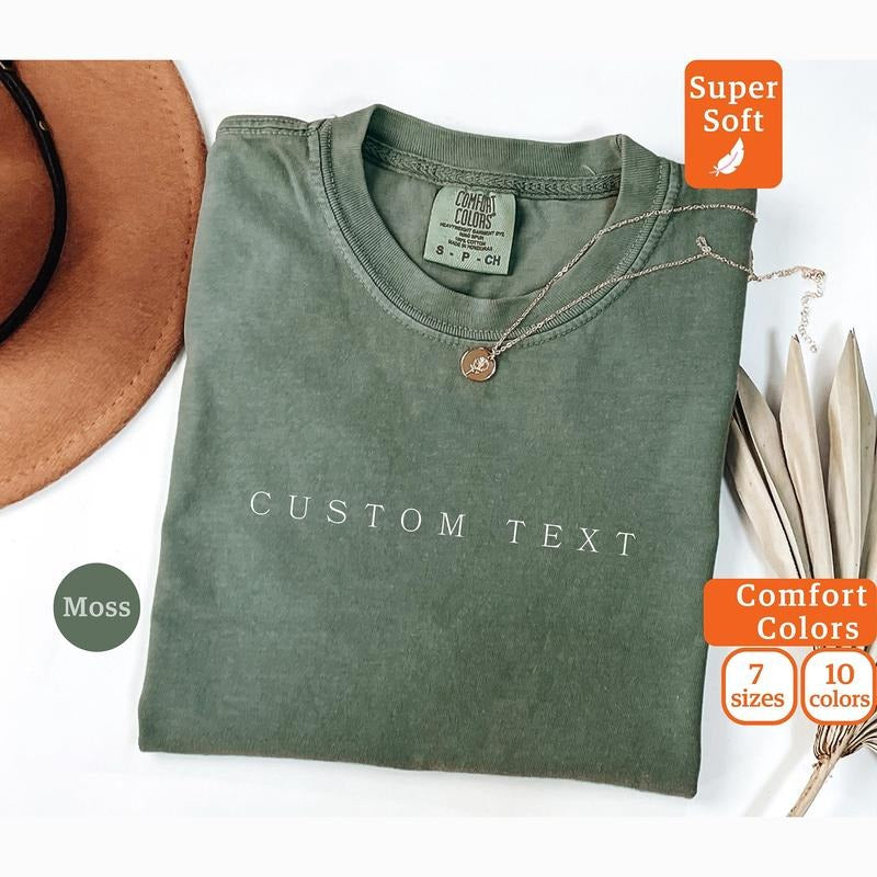 Custom Text Shirt, Personalized Custom Shirt, Custom Made Shirt, Your Photo Shirt, Matching Custom Shirts, Business Logo...