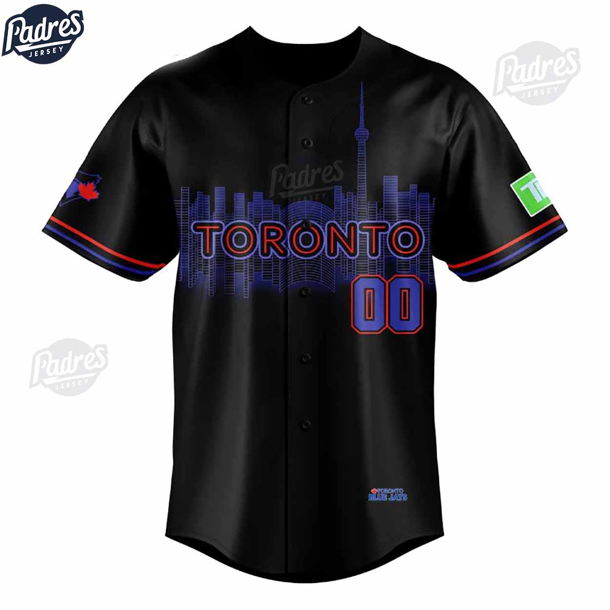 Custom Toronto Blue Jays City Connect 2024 Baseball Jersey - Padres Jersey Oasis: Elevate Your Baseball Style... (Image 2)