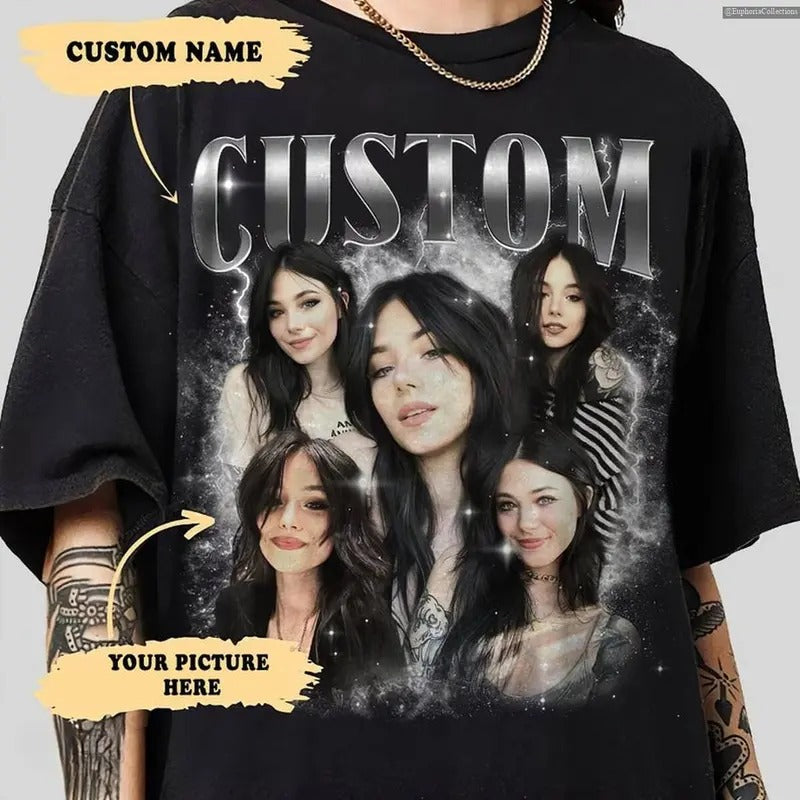 Custom Vintage Graphic 90s Shirt, Sweater, Hoodie, Personalized Bootleg Girlfriend Boyfriend Rap Tee, Gift For Her, Gift...