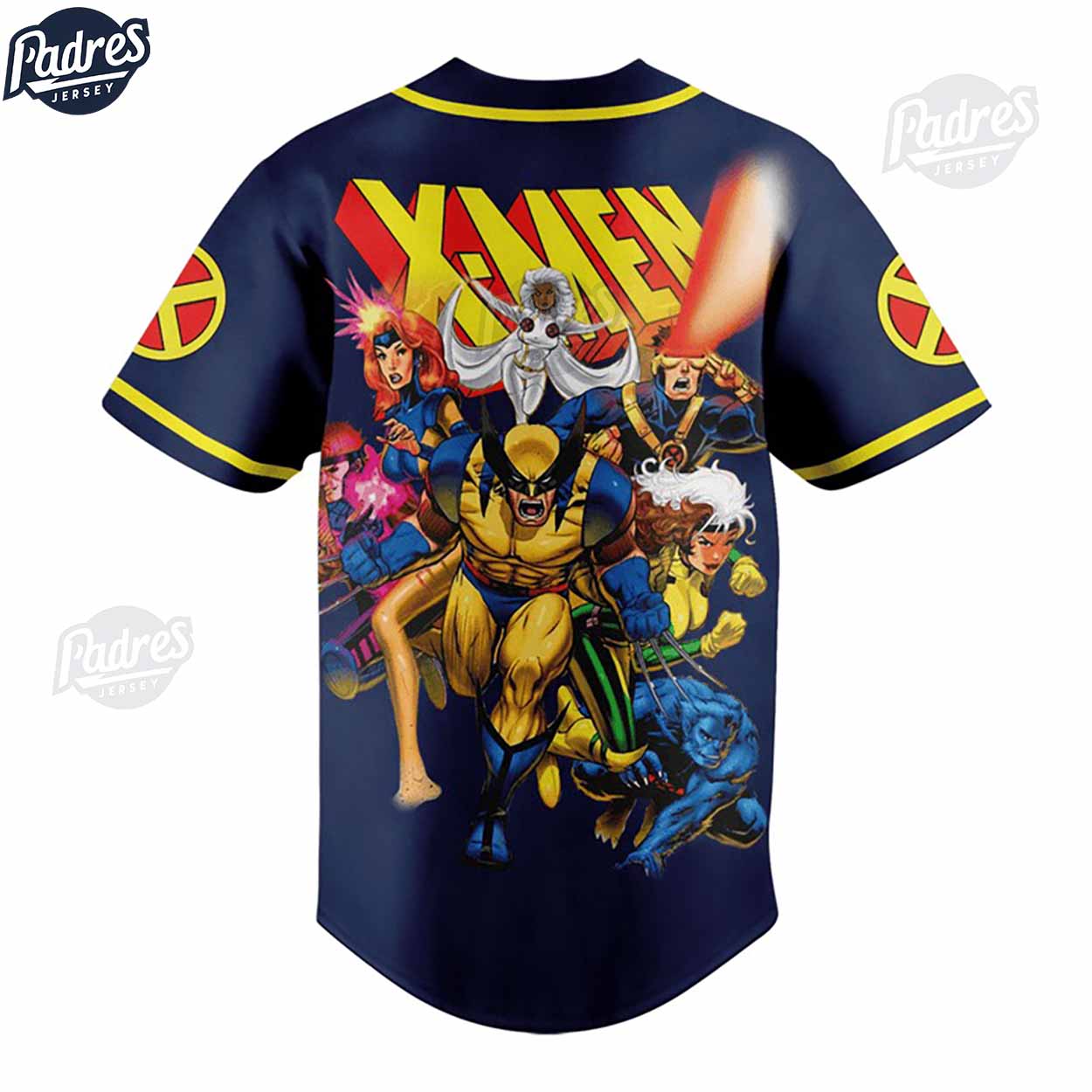 Custom X-Men 97 Baseball Jersey For Fans - Padres Jersey Oasis: Elevate Your Baseball Style Game T-Shirts,... (Image 3)